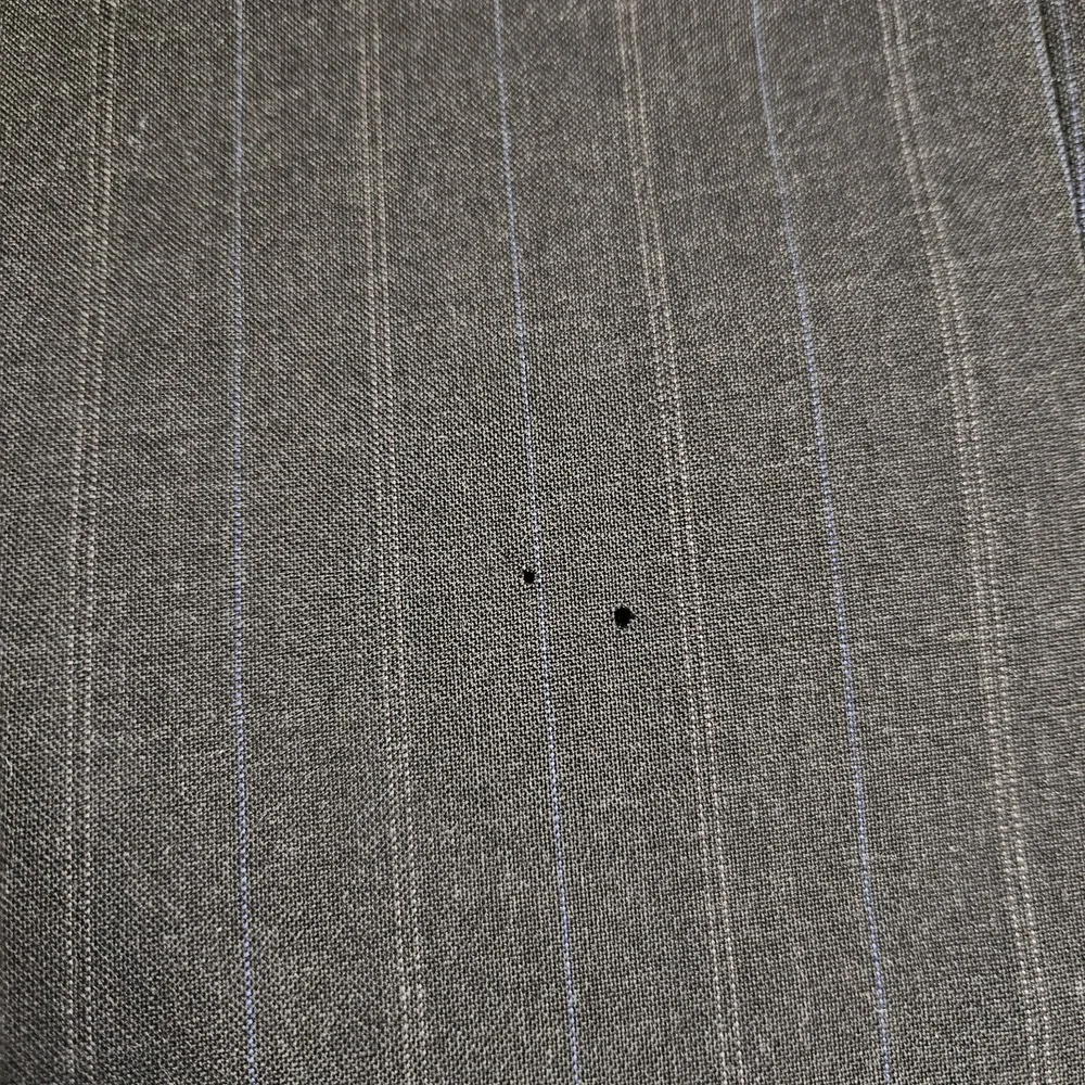 Vintage Chaps Ralph Lauren Mens Blazer‎ 38R Wool Grey Pinstripe Sport Coat